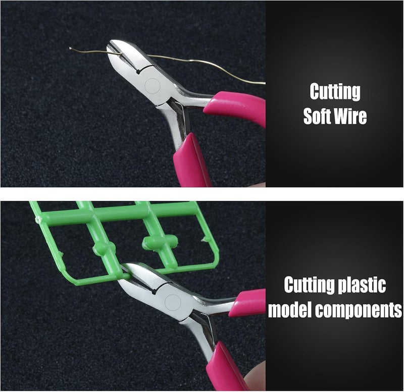 LEONTOOL Mini Diagonal Cutters 3 Inches Side Cutting Pliers Diagonal Cutting Plier Wire Cutters for Jewelry Making Beading Repair Supplies Mini Pliers for Jewelry Making Supplies - Image 3